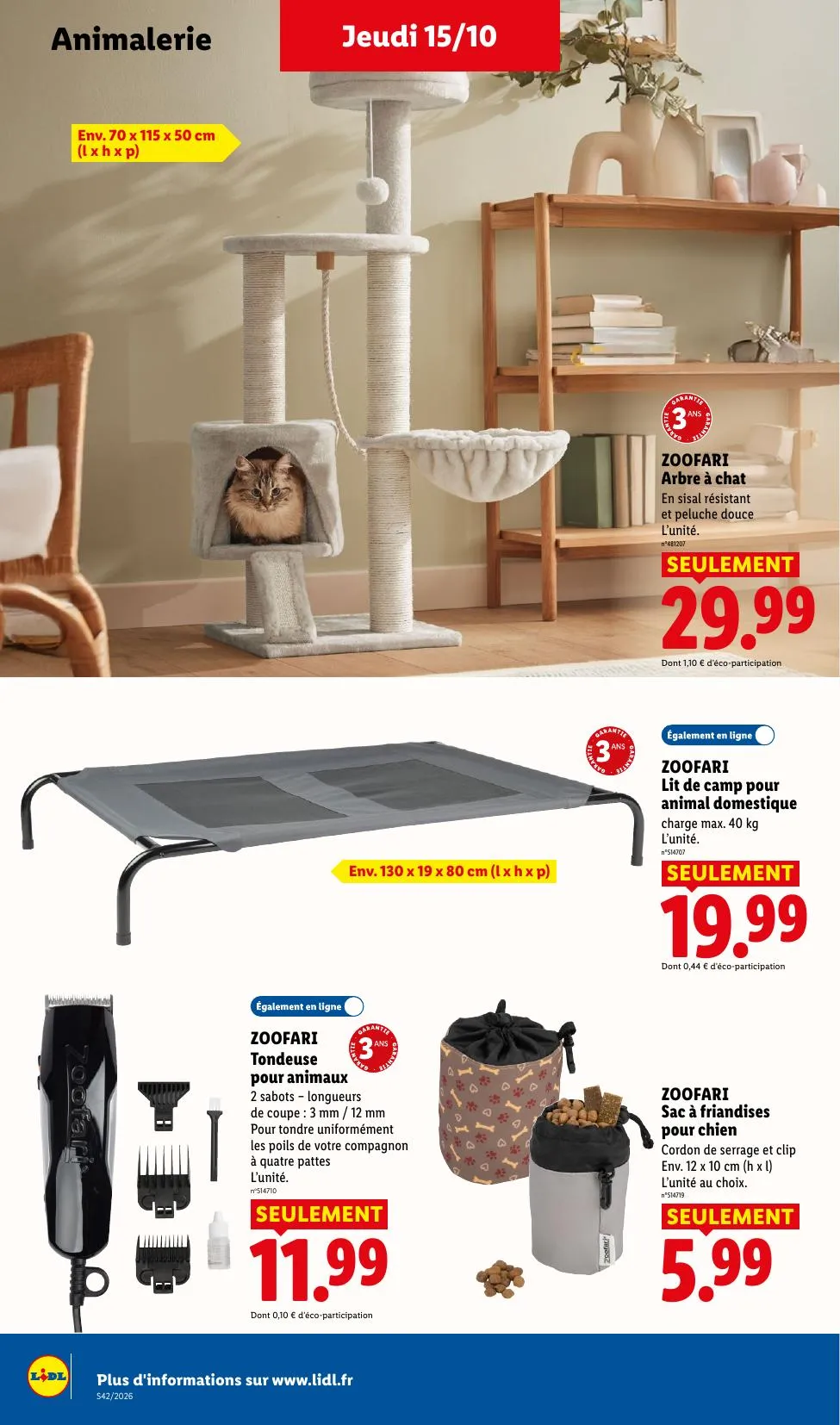 Catalogue Lidl · du 8 octobre 2026 au 21 octobre 2026 — page 42