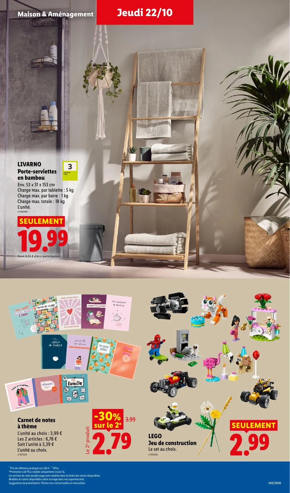 Catalogue Lidl · du 15 octobre 2026 au 28 octobre 2026 — page 43