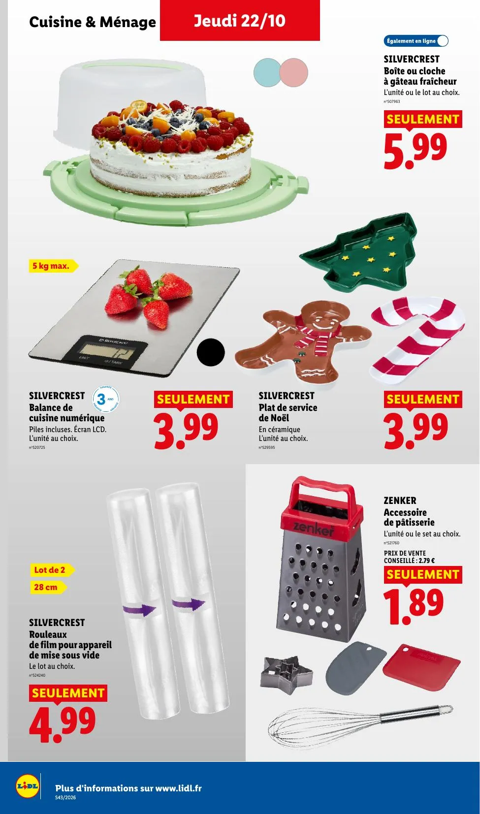 Catalogue Lidl · du 15 octobre 2026 au 28 octobre 2026 — page 46