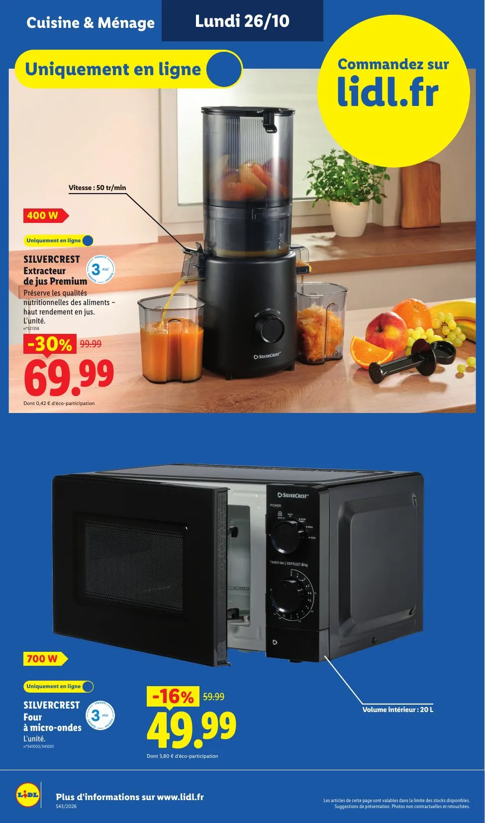 Catalogue Lidl · du 15 octobre 2026 au 28 octobre 2026 — page 48