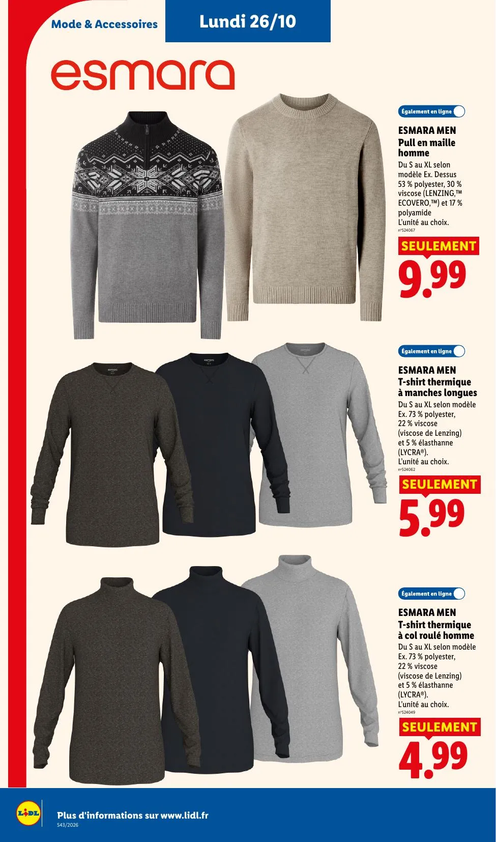 Catalogue Lidl · du 15 octobre 2026 au 28 octobre 2026 — page 60