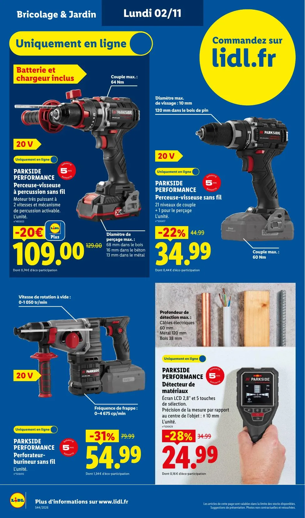 Catalogue Lidl · du 22 octobre 2026 au 4 novembre 2026 — page 8