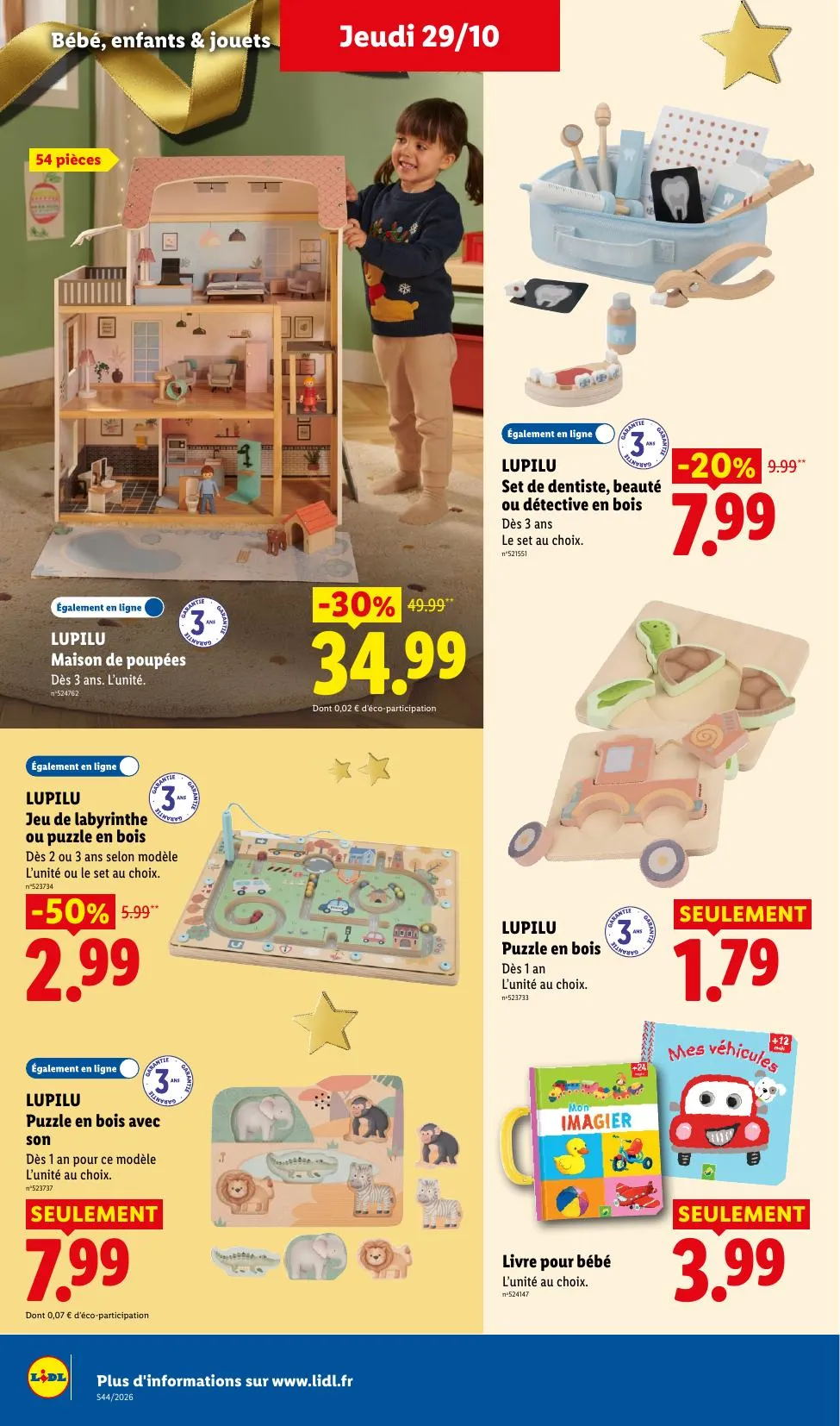 Catalogue Lidl · du 22 octobre 2026 au 4 novembre 2026 — page 44