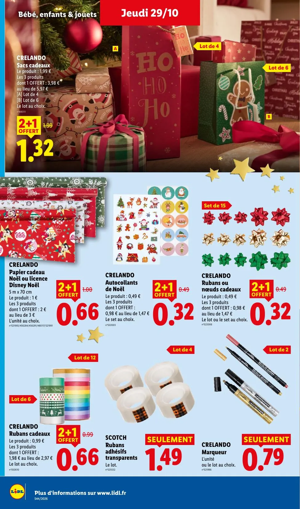 Catalogue Lidl · du 22 octobre 2026 au 4 novembre 2026 — page 46
