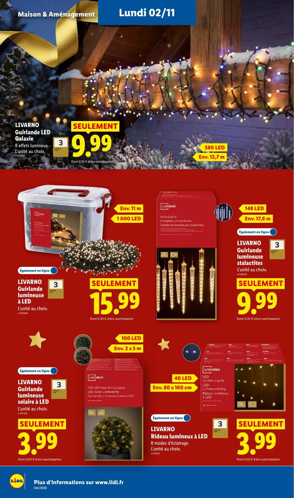 Catalogue Lidl · du 22 octobre 2026 au 4 novembre 2026 — page 56