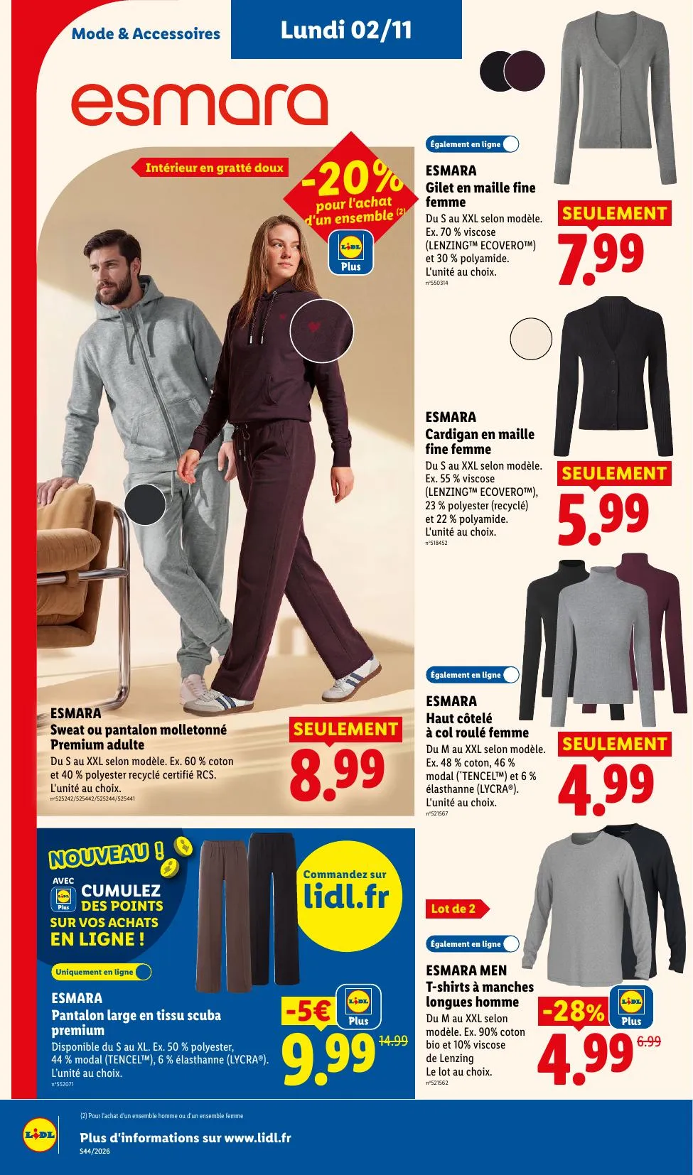 Catalogue Lidl · du 22 octobre 2026 au 4 novembre 2026 — page 60
