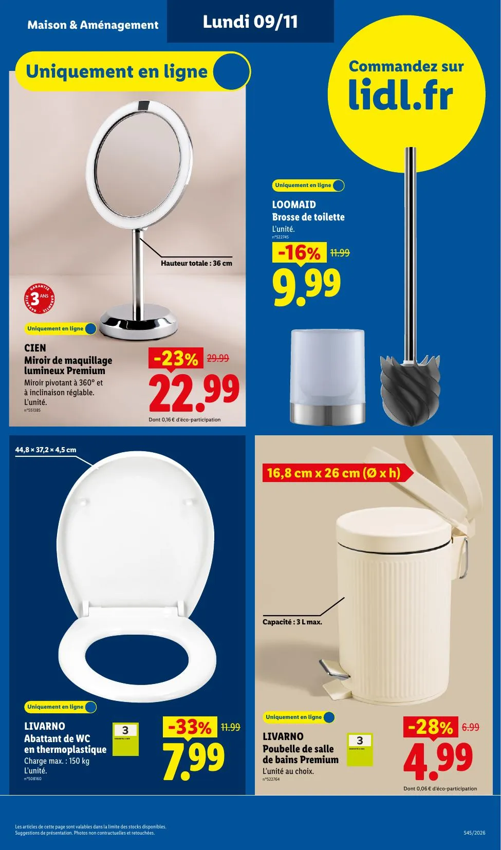 Catalogue Lidl · du 29 octobre 2026 au 11 novembre 2026 — page 9