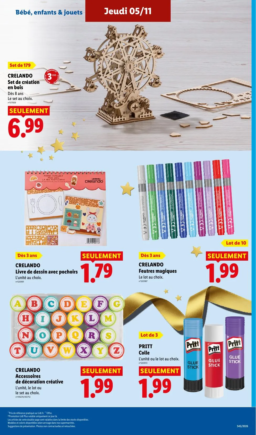 Catalogue Lidl · du 29 octobre 2026 au 11 novembre 2026 — page 45