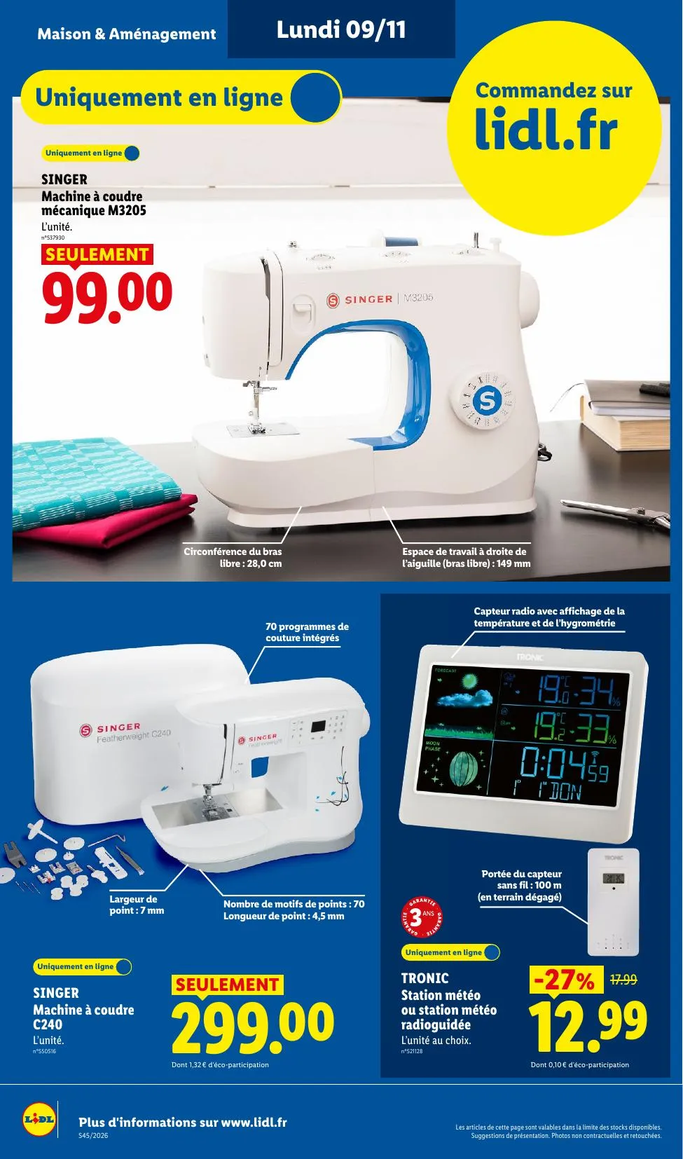 Catalogue Lidl · du 29 octobre 2026 au 11 novembre 2026 — page 46