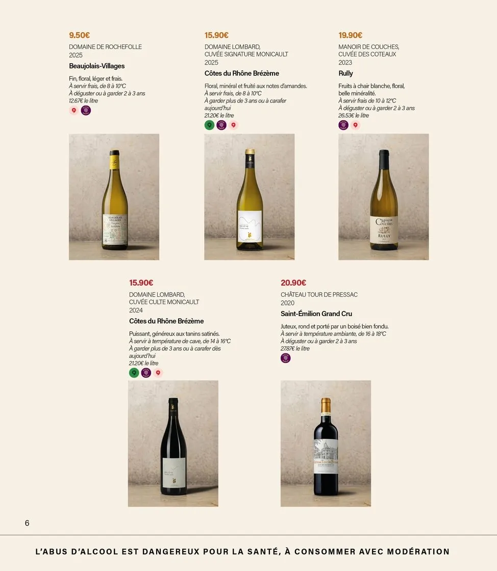 Catalogue Monoprix · GUIDE FOIRE AUX VINS (ali) · du 27 septembre 2026 au 27 septembre 2026 — page 6