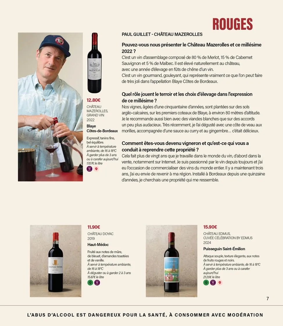 Catalogue Monoprix · GUIDE FOIRE AUX VINS (ali) · du 27 septembre 2026 au 27 septembre 2026 — page 7