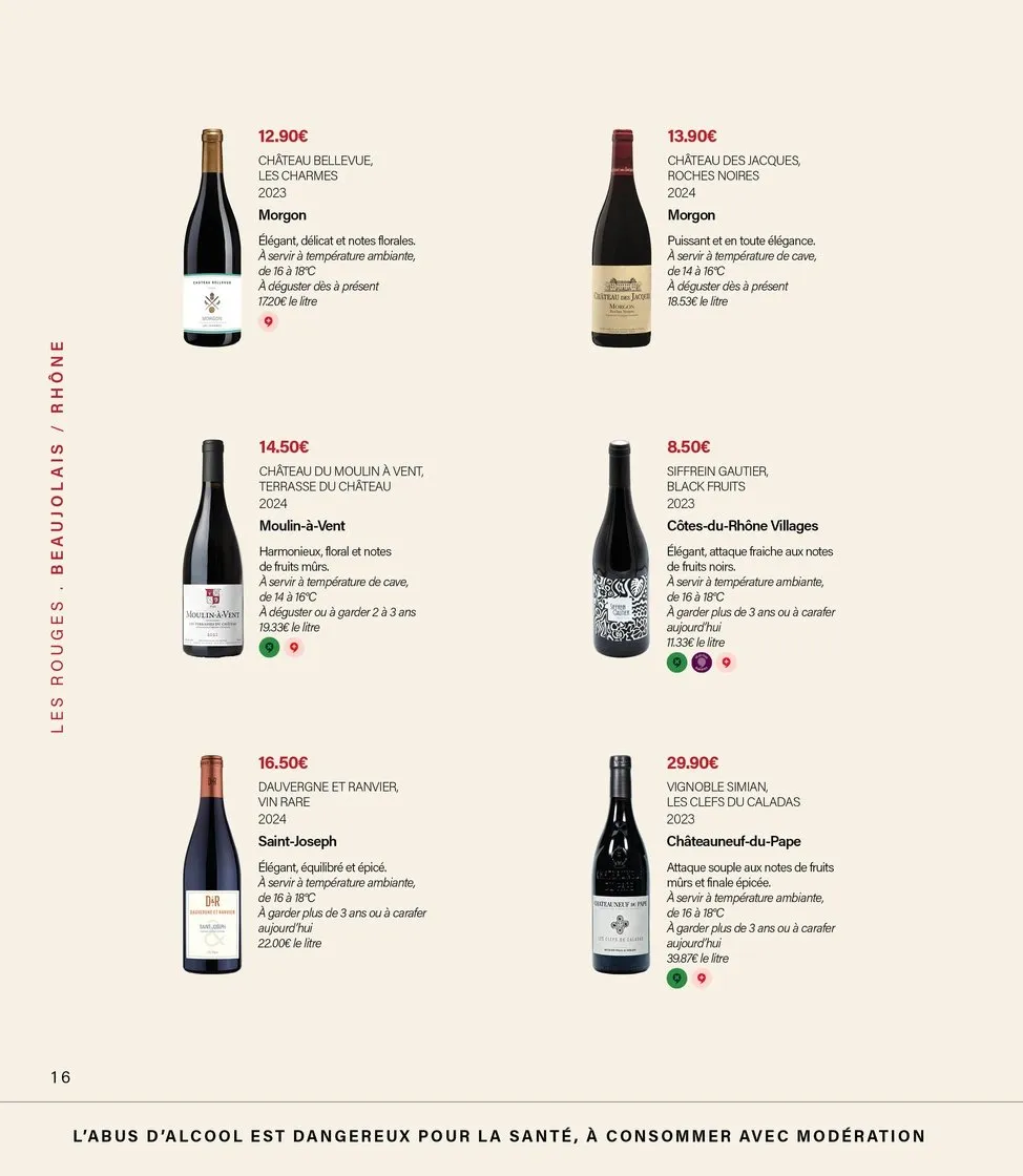 Catalogue Monoprix · GUIDE FOIRE AUX VINS (ali) · du 27 septembre 2026 au 27 septembre 2026 — page 16