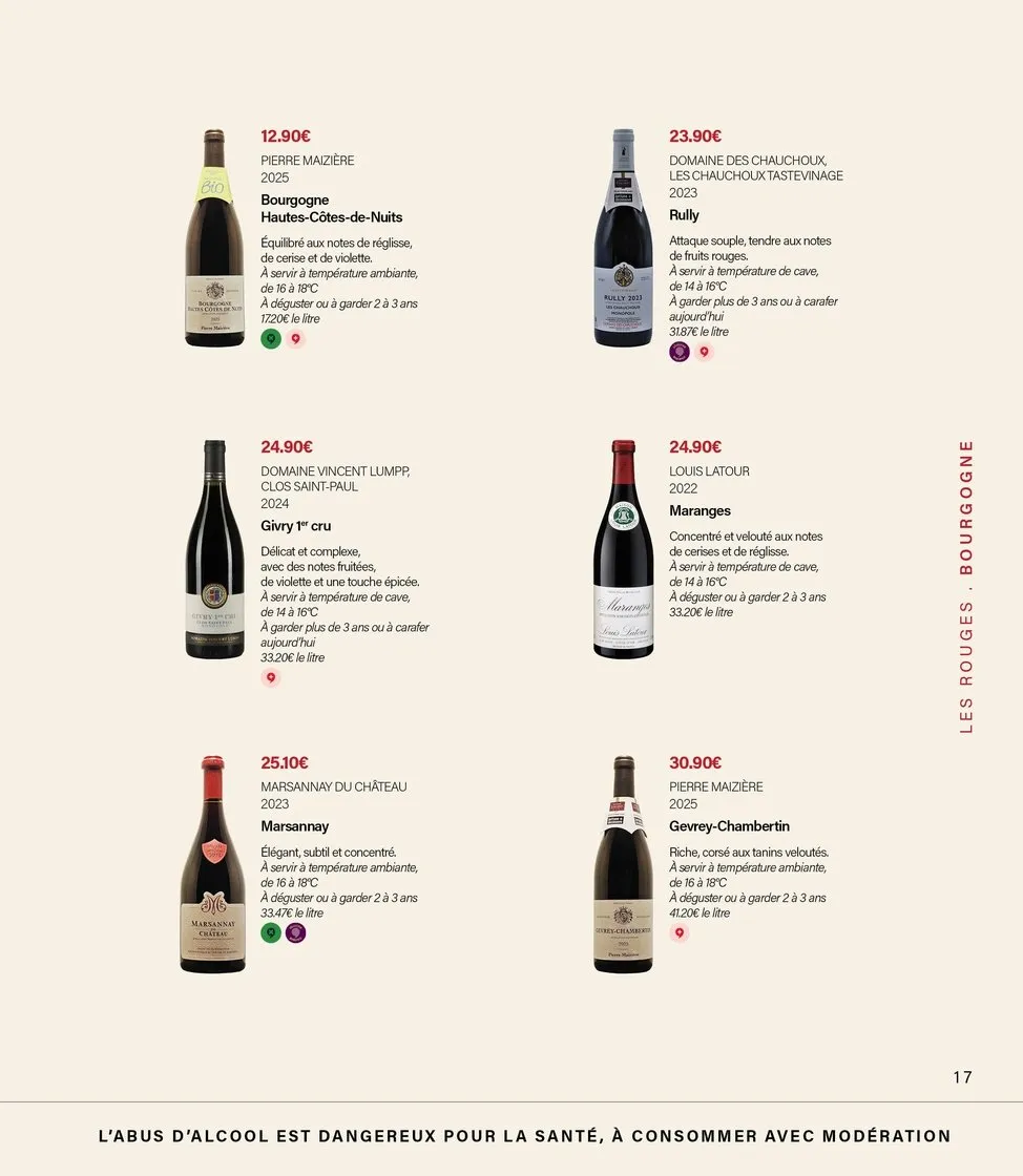 Catalogue Monoprix · GUIDE FOIRE AUX VINS (ali) · du 27 septembre 2026 au 27 septembre 2026 — page 17