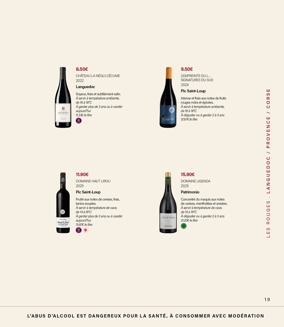 Catalogue Monoprix · GUIDE FOIRE AUX VINS (ali) · du 27 septembre 2026 au 27 septembre 2026 — page 19