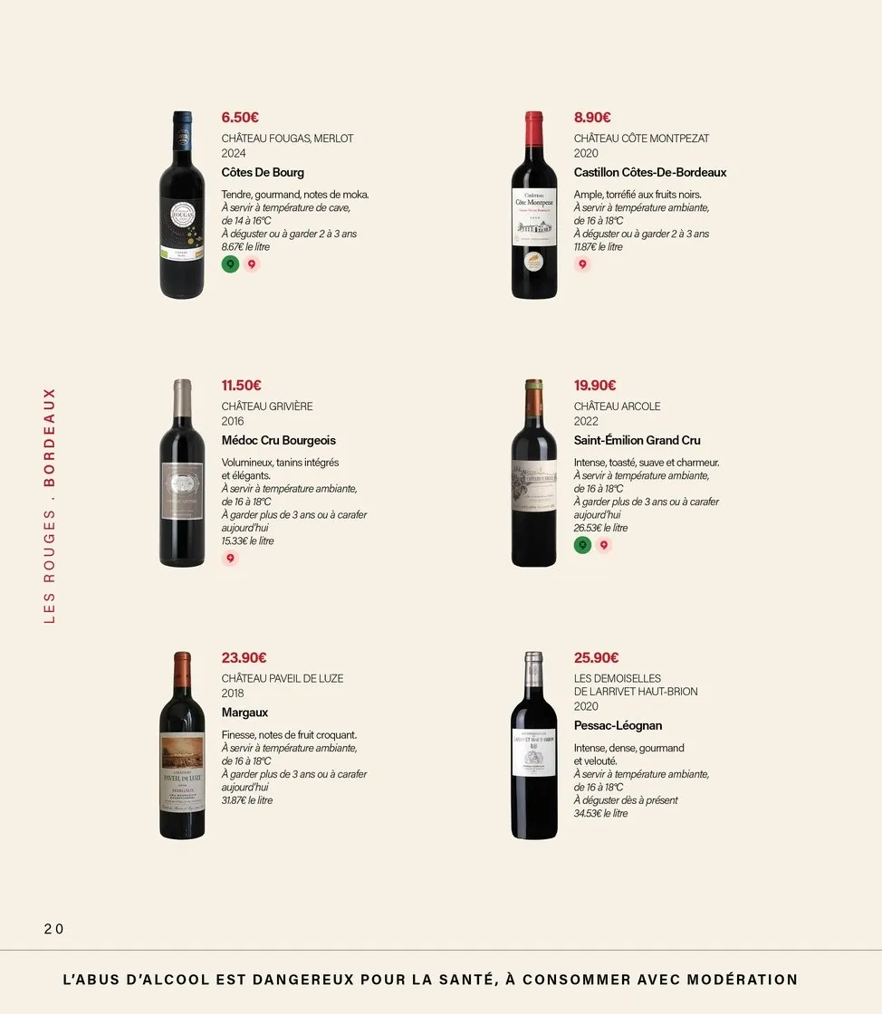 Catalogue Monoprix · GUIDE FOIRE AUX VINS (ali) · du 27 septembre 2026 au 27 septembre 2026 — page 20