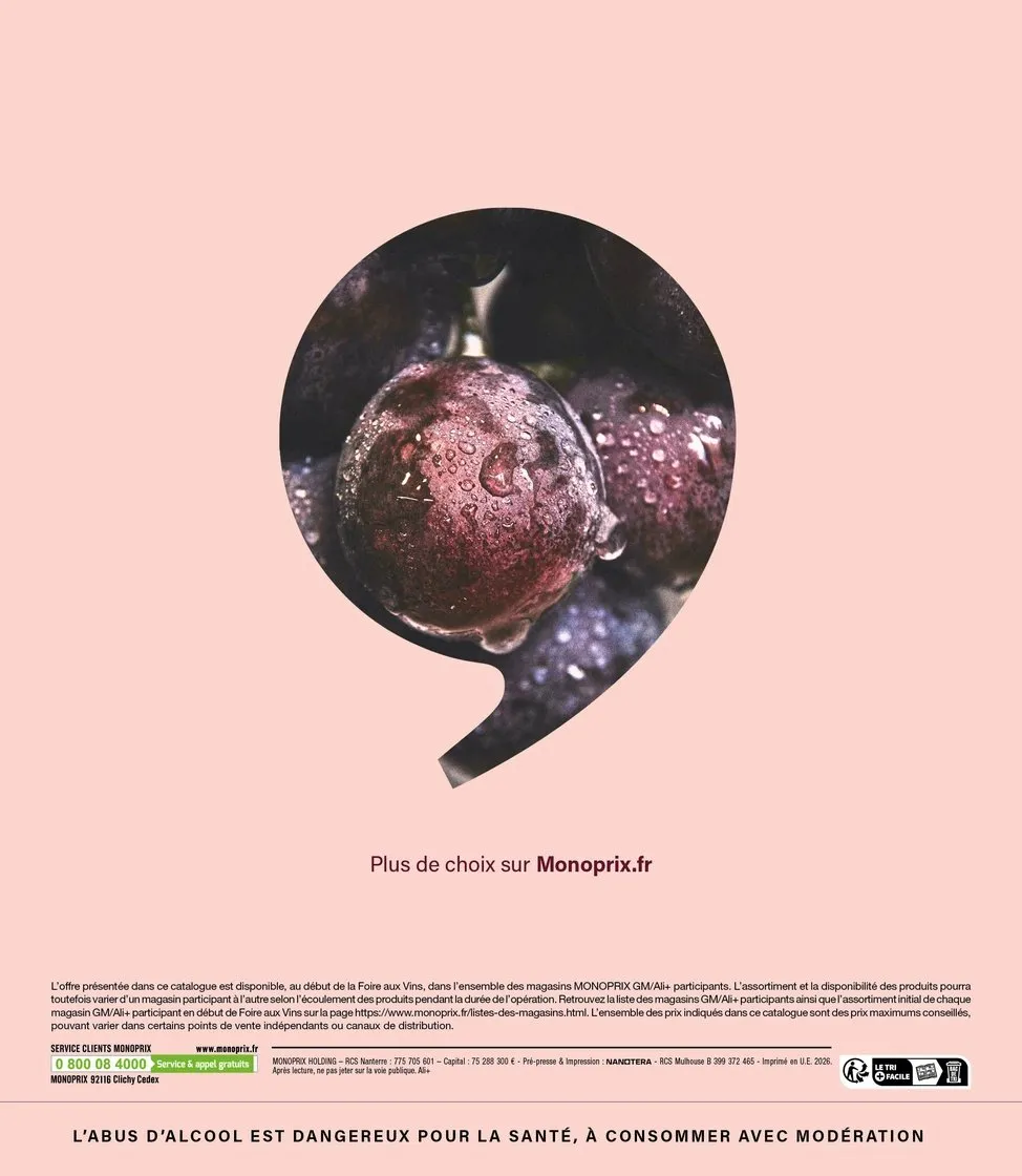 Catalogue Monoprix · GUIDE FOIRE AUX VINS (ali) · du 27 septembre 2026 au 27 septembre 2026 — page 24