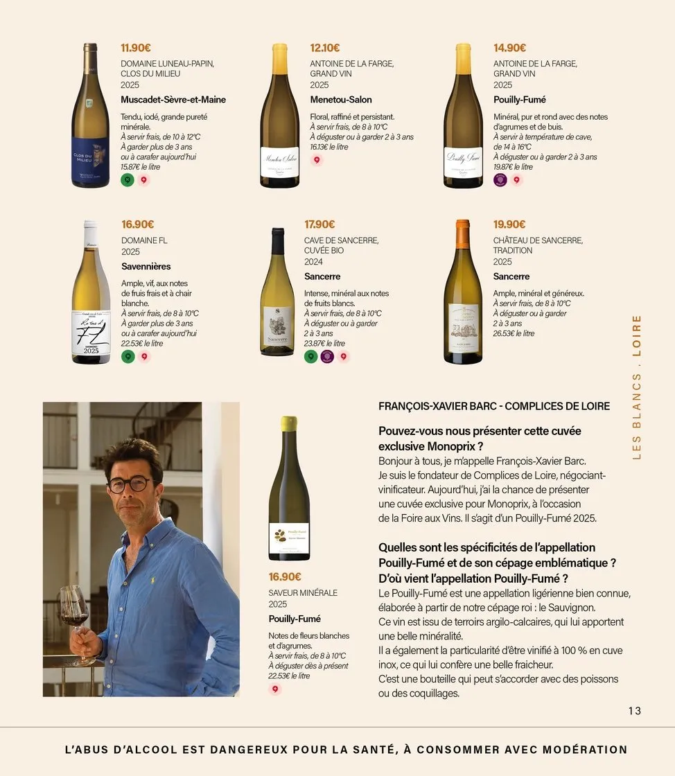 Catalogue Monoprix · Guide foire aux vins · du 11 septembre 2026 au 27 septembre 2026 — page 13