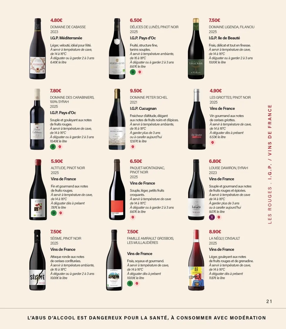 Catalogue Monoprix · Guide foire aux vins · du 11 septembre 2026 au 27 septembre 2026 — page 21