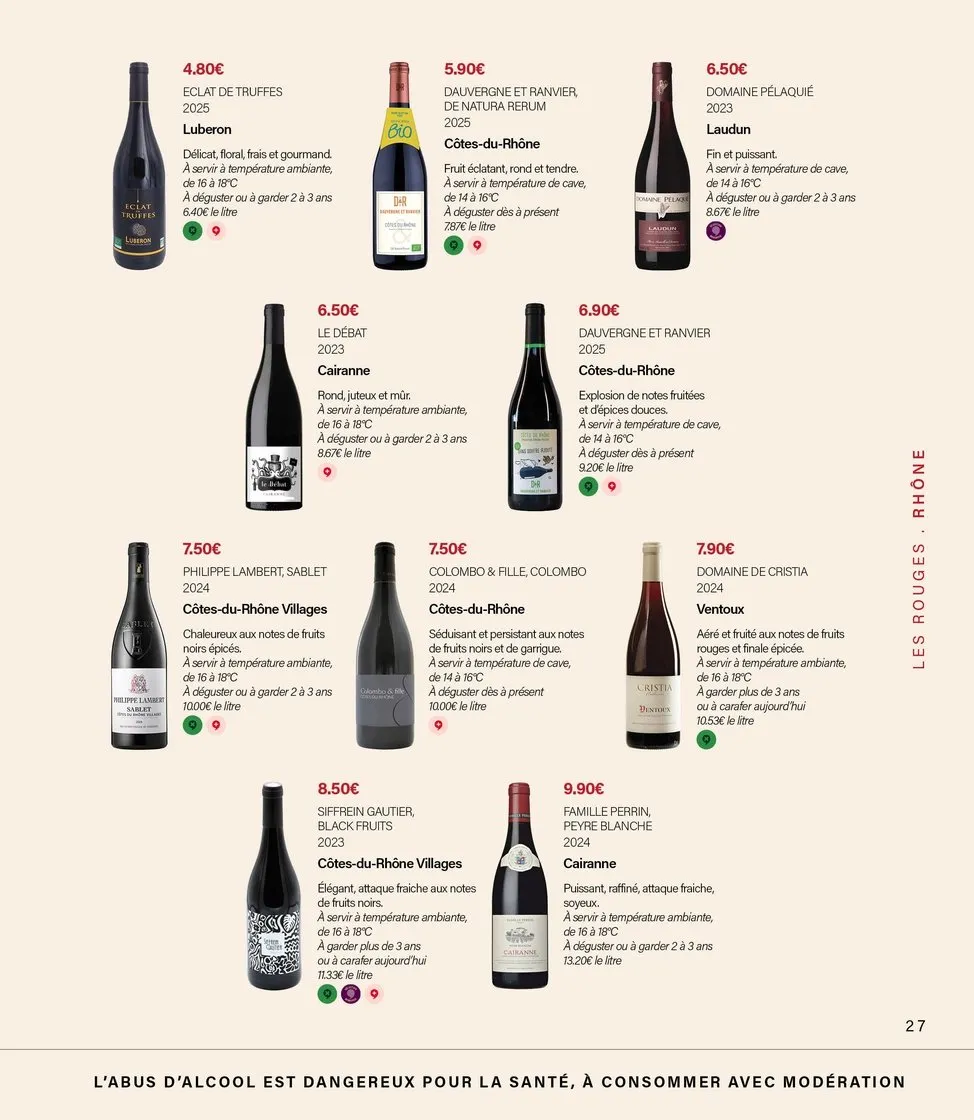 Catalogue Monoprix · Guide foire aux vins · du 11 septembre 2026 au 27 septembre 2026 — page 27