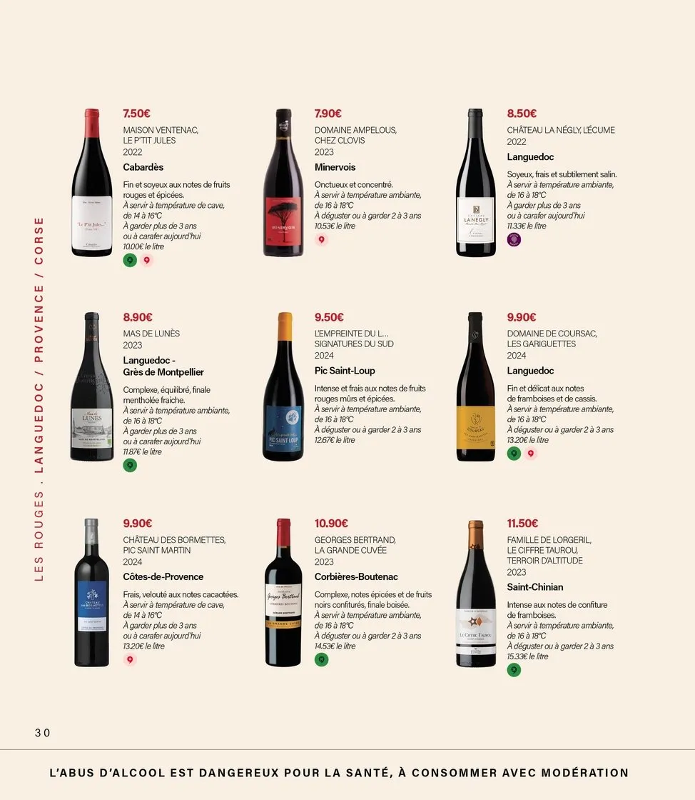 Catalogue Monoprix · Guide foire aux vins · du 11 septembre 2026 au 27 septembre 2026 — page 30