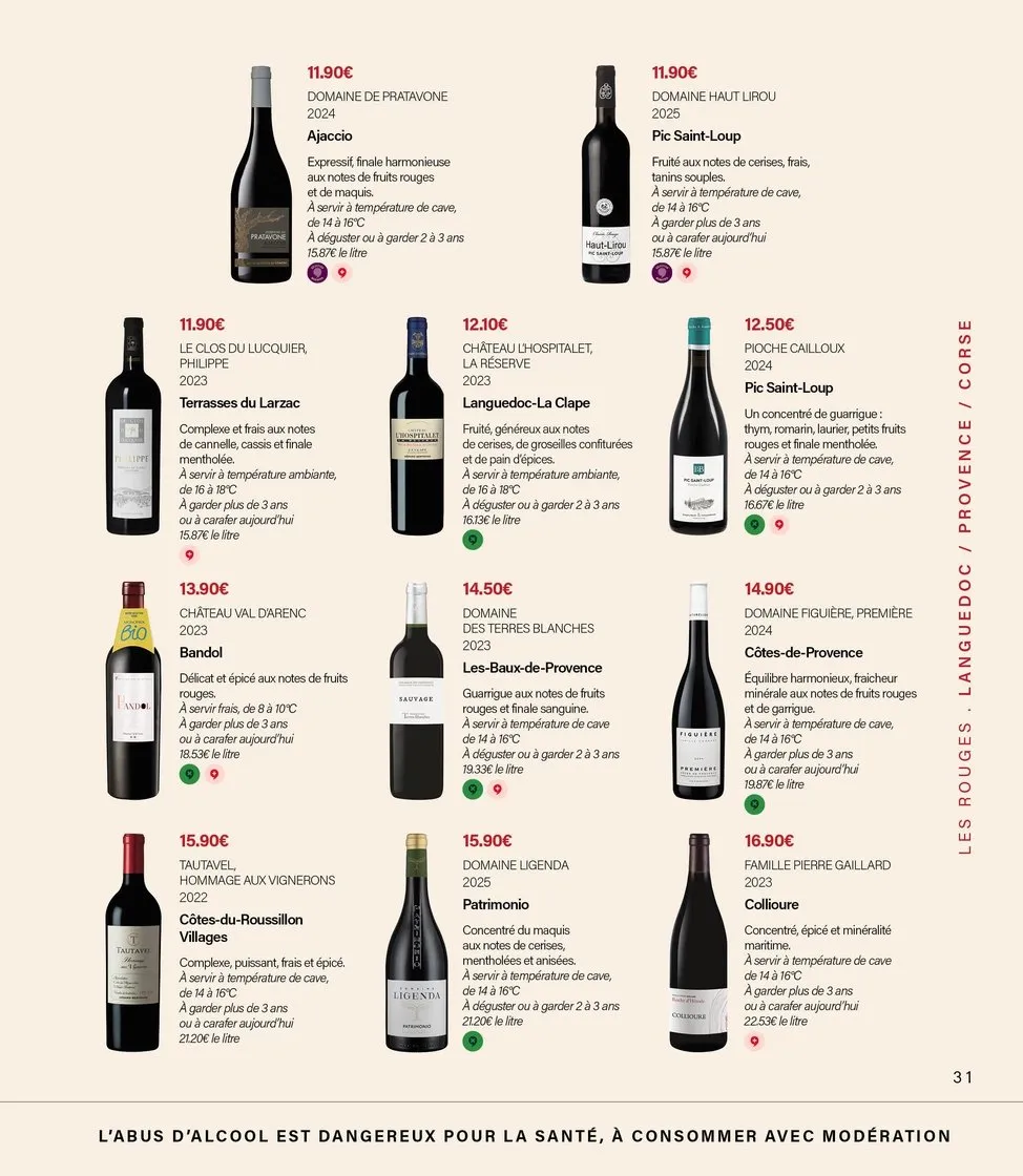 Catalogue Monoprix · Guide foire aux vins · du 11 septembre 2026 au 27 septembre 2026 — page 31