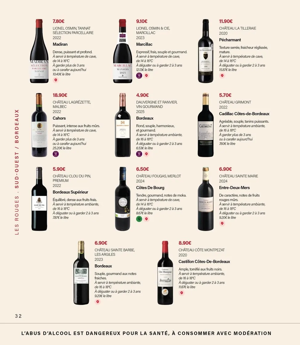 Catalogue Monoprix · Guide foire aux vins · du 11 septembre 2026 au 27 septembre 2026 — page 32