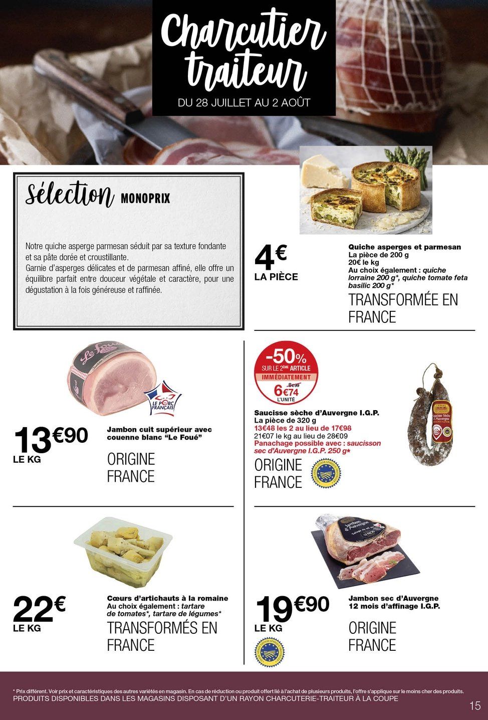 Catalogue Monoprix · du 28 juillet 2026 au 9 août 2026 — page 15