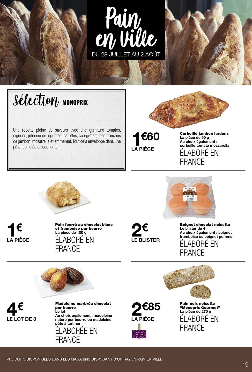 Catalogue Monoprix · du 28 juillet 2026 au 9 août 2026 — page 19