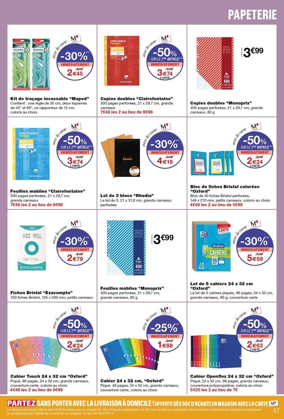 Catalogue Monoprix · du 28 juillet 2026 au 9 août 2026 — page 47