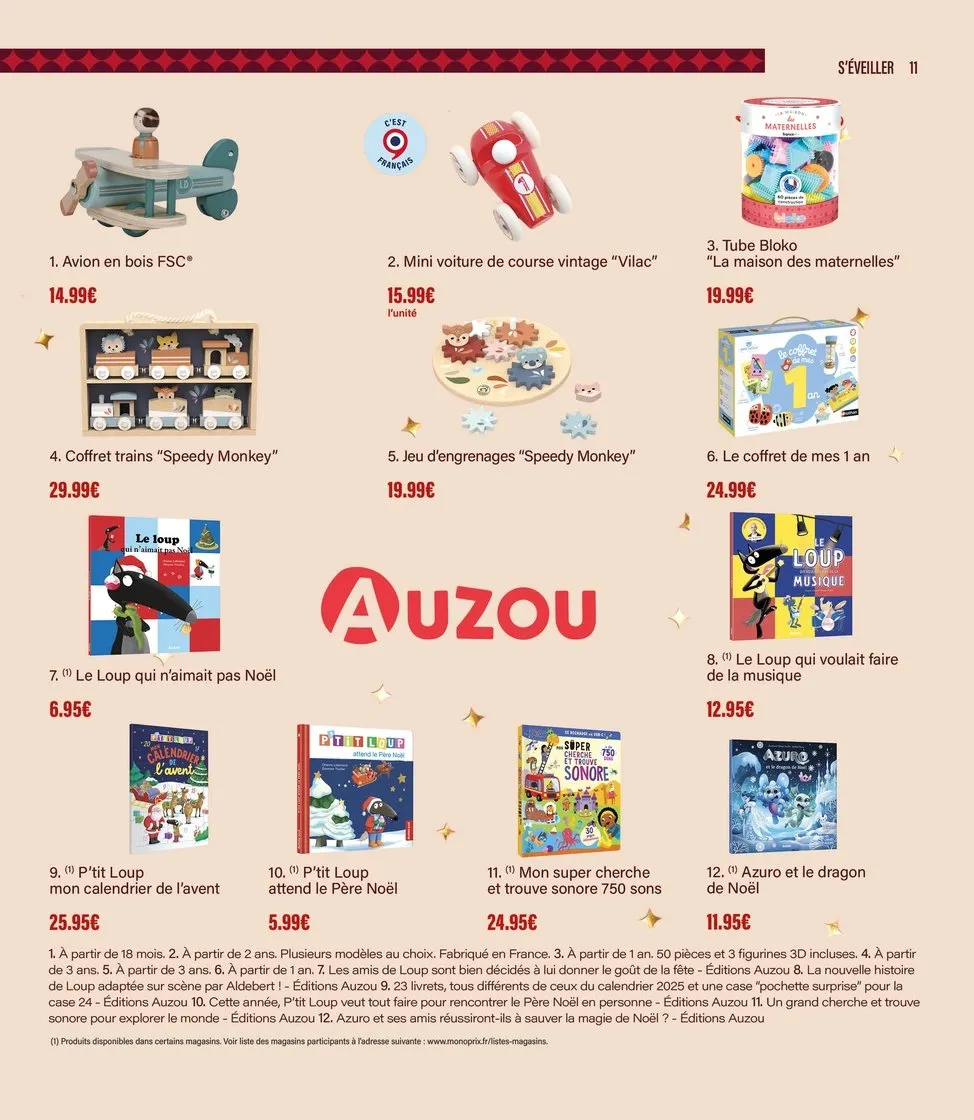 Catalogue Monoprix · Guide jouets · du 20 octobre 2026 au 7 décembre 2026 — page 11