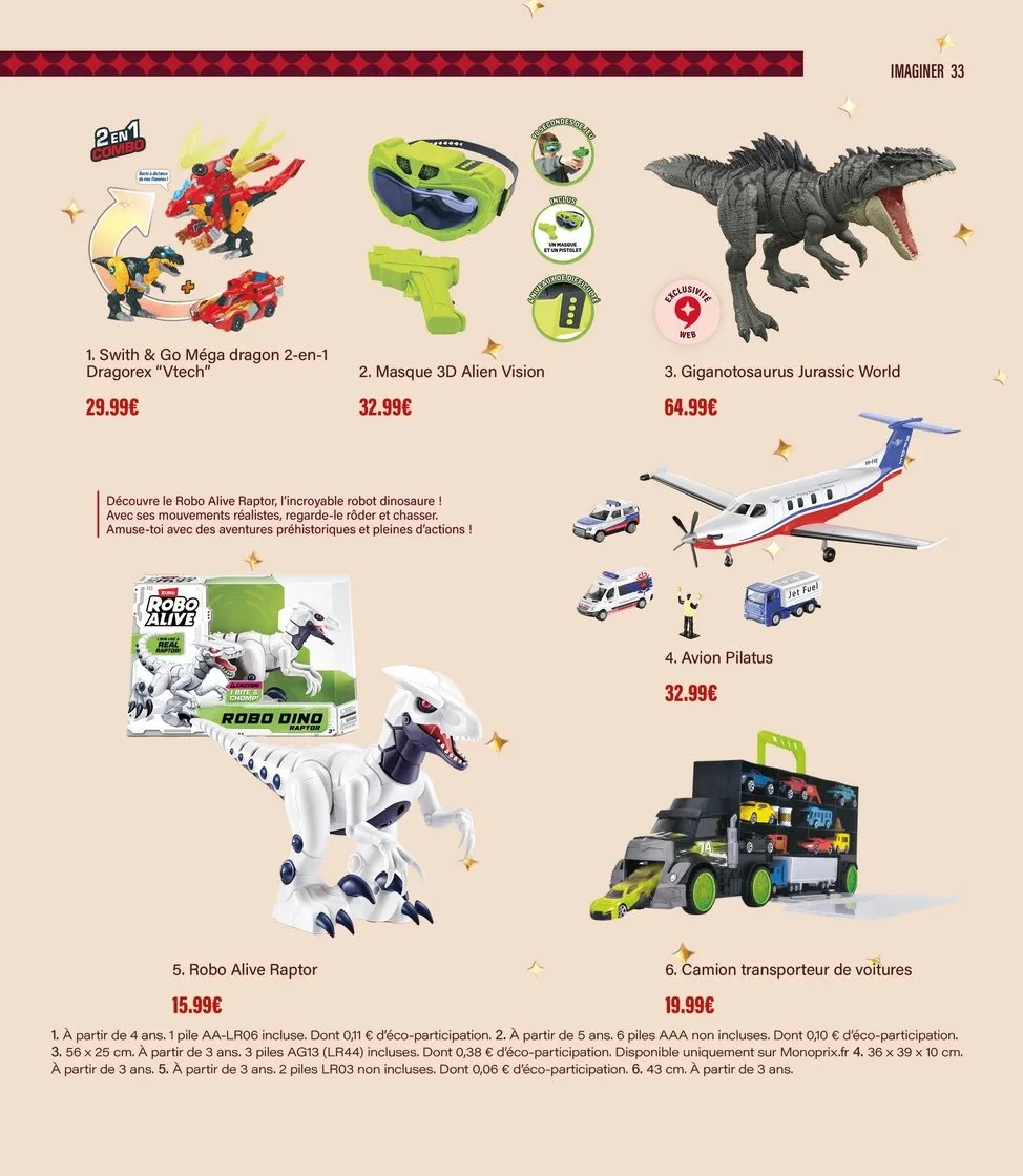 Catalogue Monoprix · Guide jouets · du 20 octobre 2026 au 7 décembre 2026 — page 33