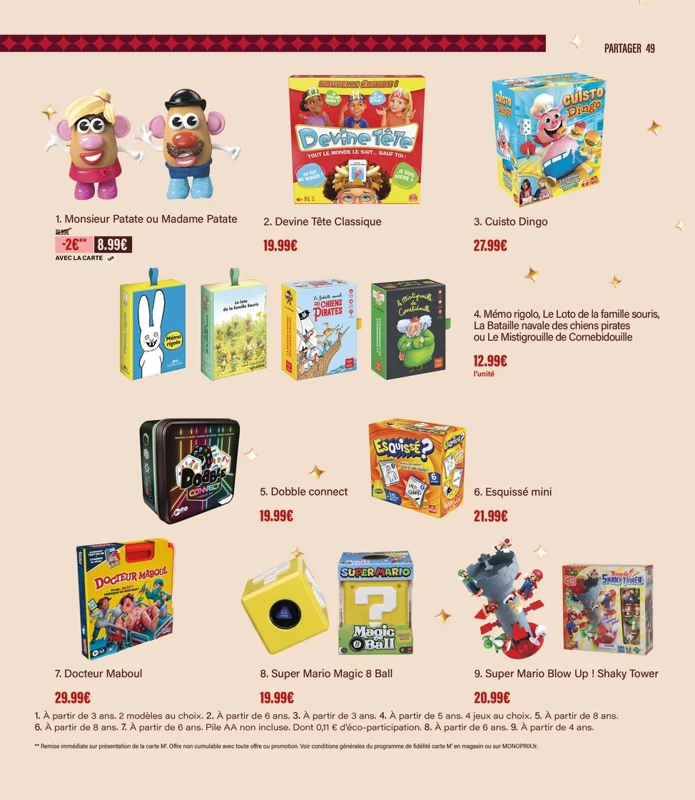 Catalogue Monoprix · Guide jouets · du 20 octobre 2026 au 7 décembre 2026 — page 49