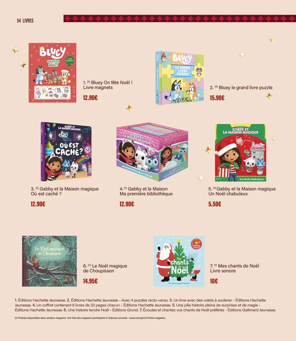 Catalogue Monoprix · Guide jouets · du 20 octobre 2026 au 7 décembre 2026 — page 54