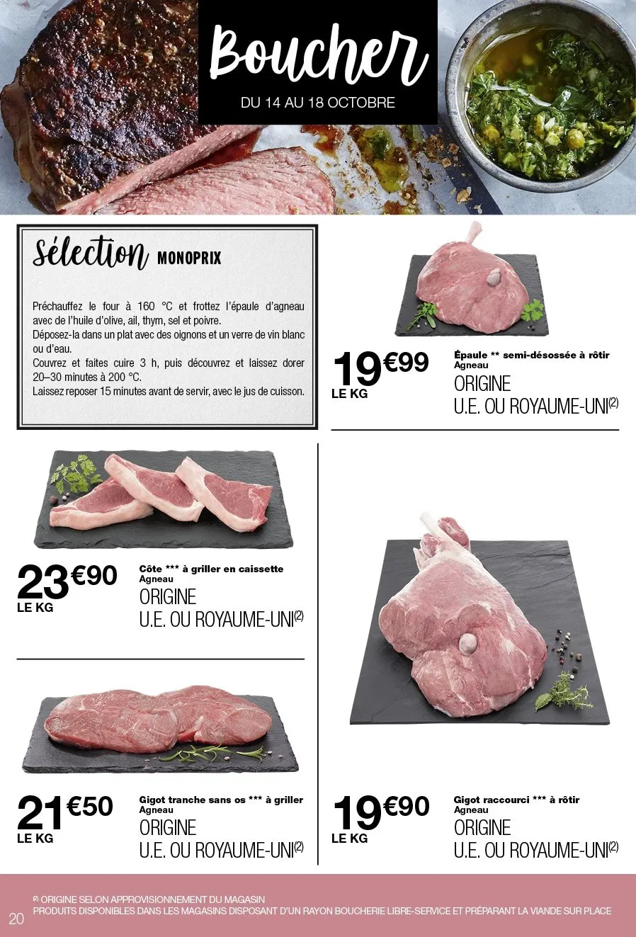 Catalogue Monoprix · du 6 octobre 2026 au 18 octobre 2026 — page 20