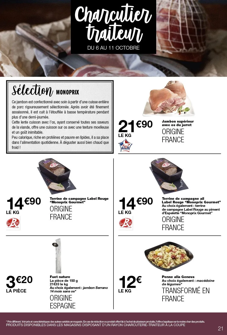 Catalogue Monoprix · du 6 octobre 2026 au 18 octobre 2026 — page 21