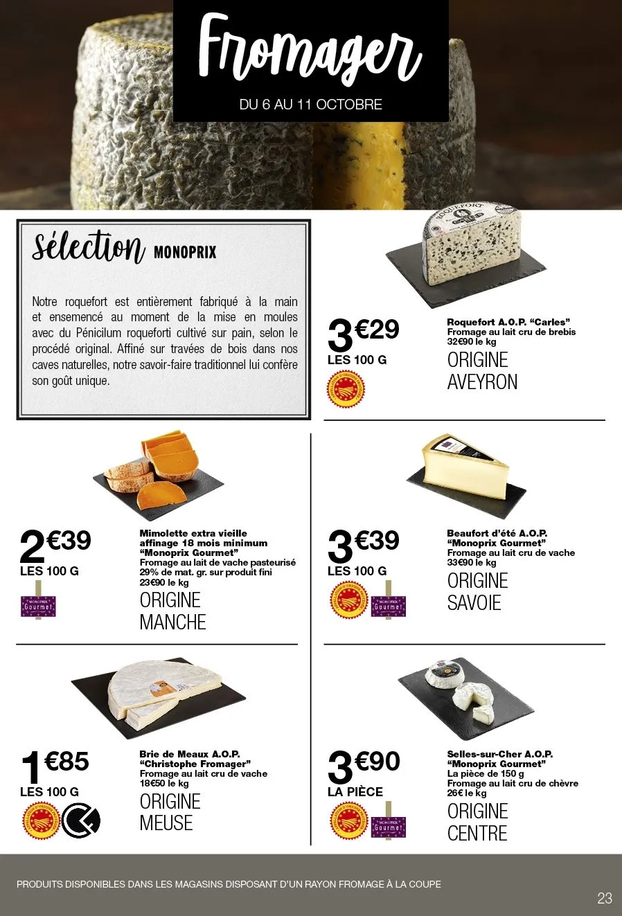 Catalogue Monoprix · du 6 octobre 2026 au 18 octobre 2026 — page 23