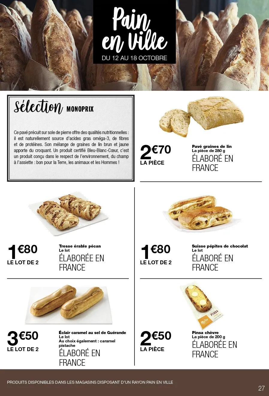 Catalogue Monoprix · du 6 octobre 2026 au 18 octobre 2026 — page 27