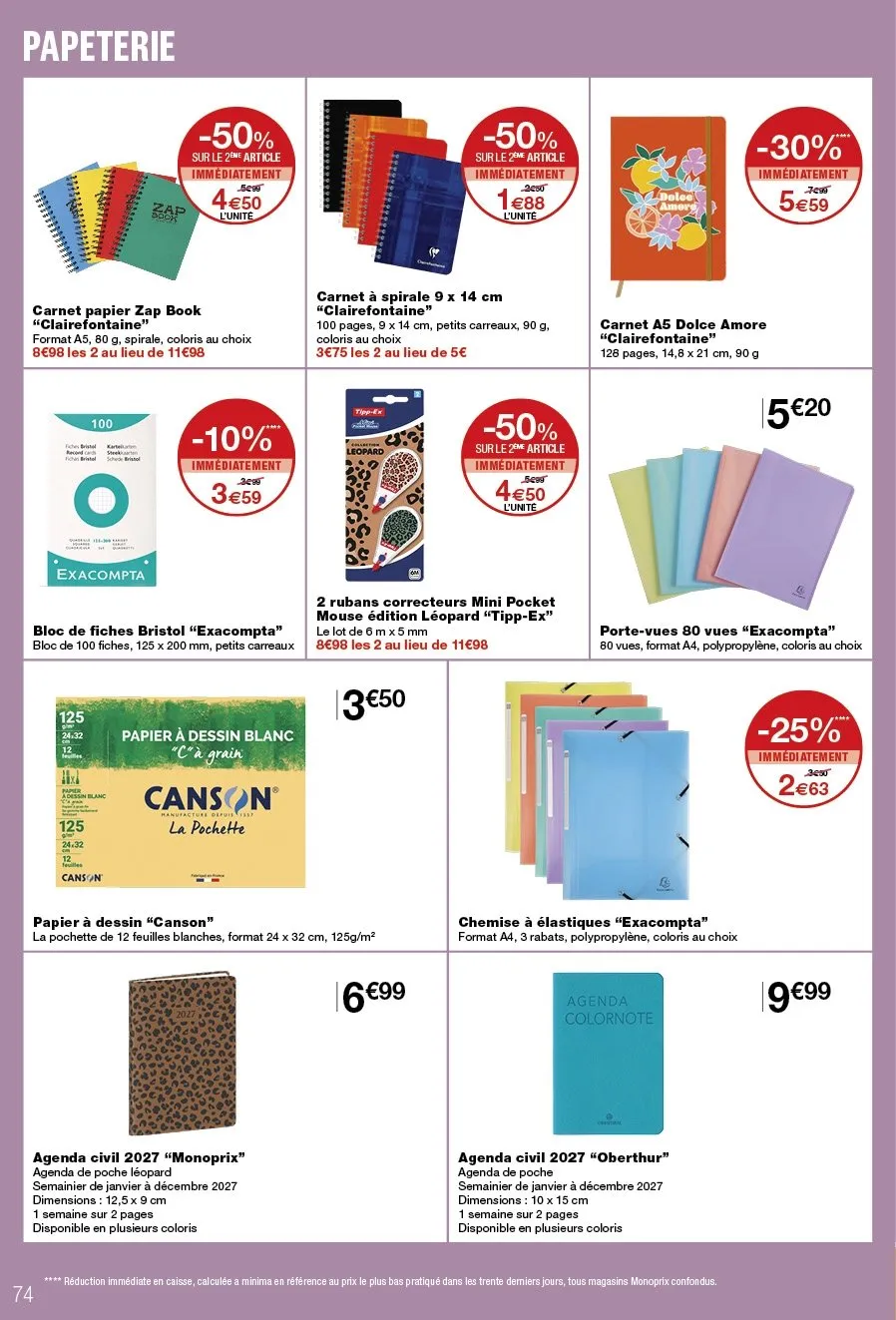 Catalogue Monoprix · du 6 octobre 2026 au 18 octobre 2026 — page 74