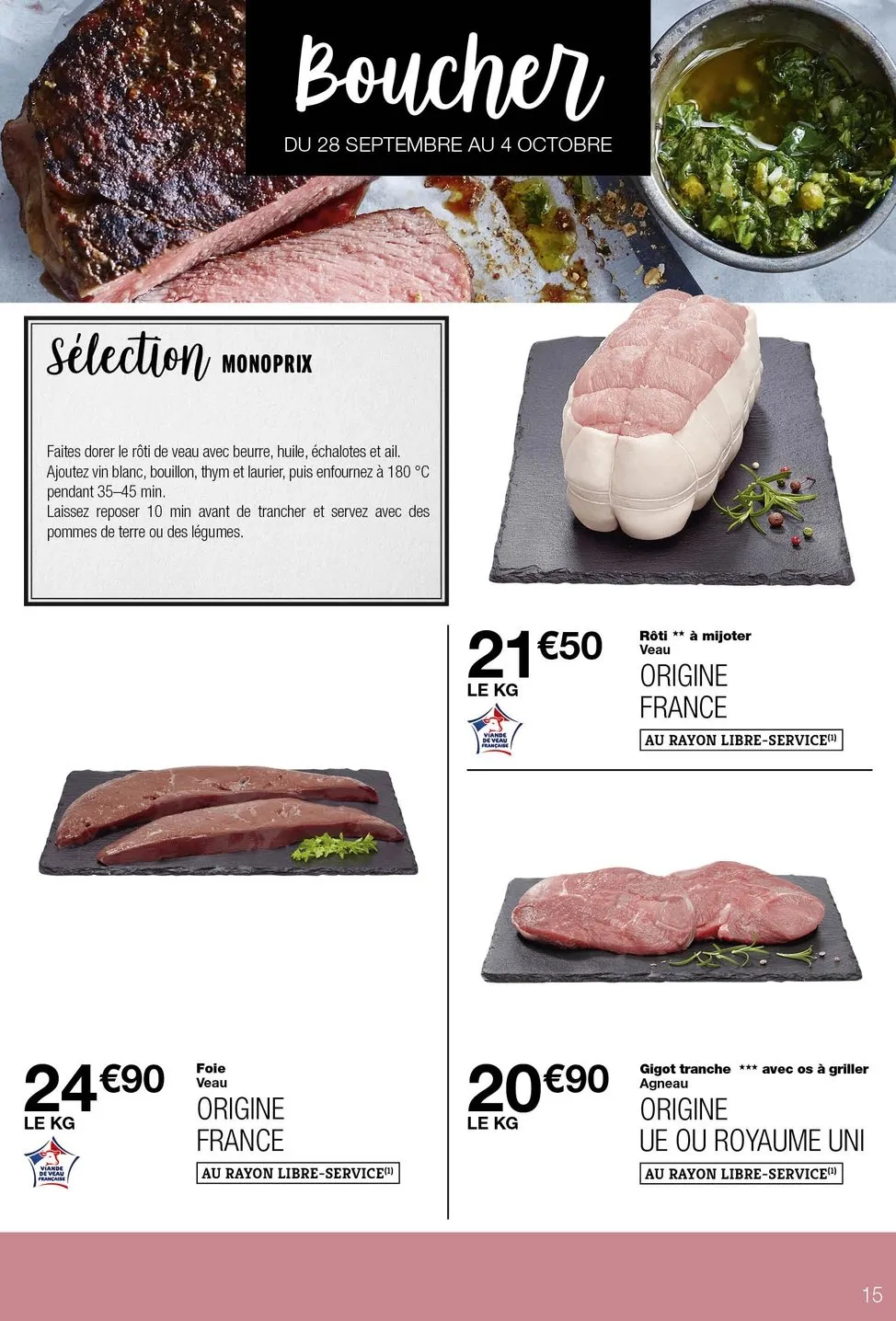 Catalogue Monoprix · du 22 septembre 2026 au 4 octobre 2026 — page 15