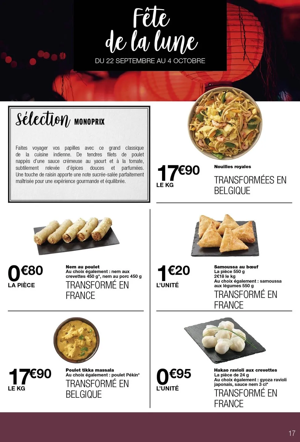 Catalogue Monoprix · du 22 septembre 2026 au 4 octobre 2026 — page 17