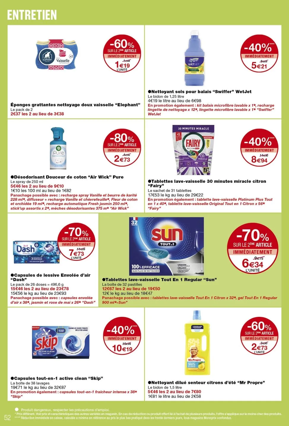 Catalogue Monoprix · du 22 septembre 2026 au 4 octobre 2026 — page 52
