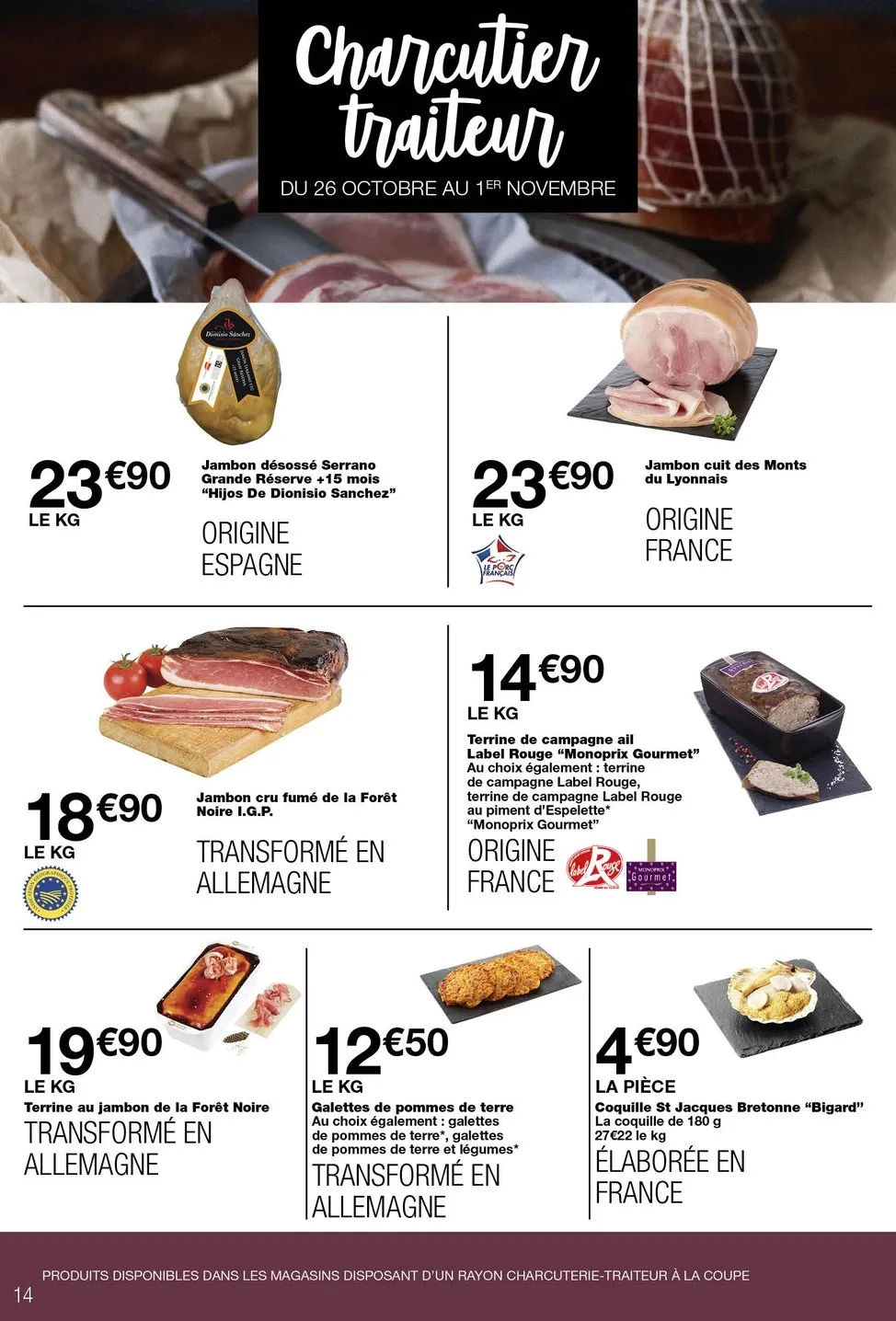 Catalogue Monoprix · du 20 octobre 2026 au 1 novembre 2026 — page 14