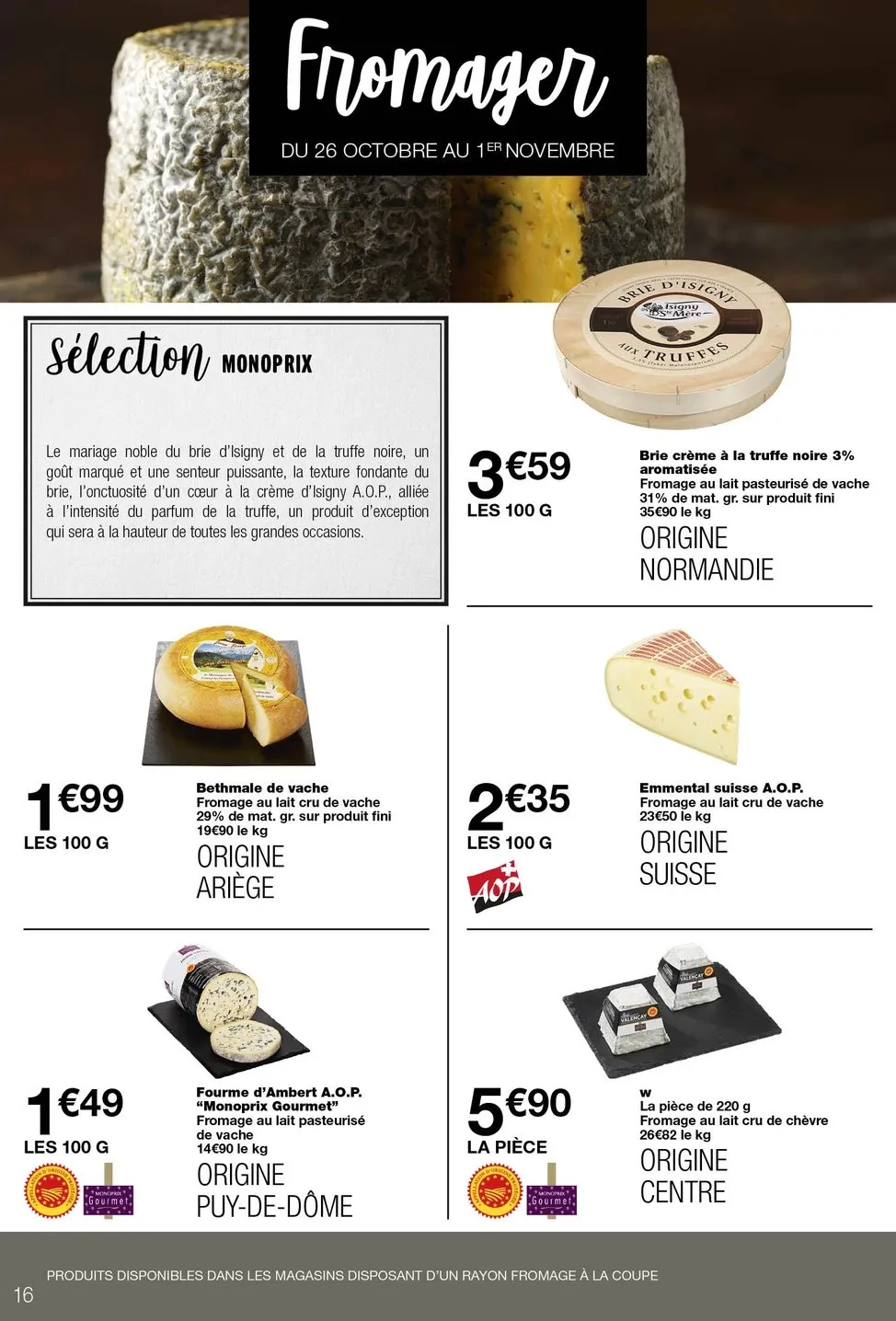 Catalogue Monoprix · du 20 octobre 2026 au 1 novembre 2026 — page 16