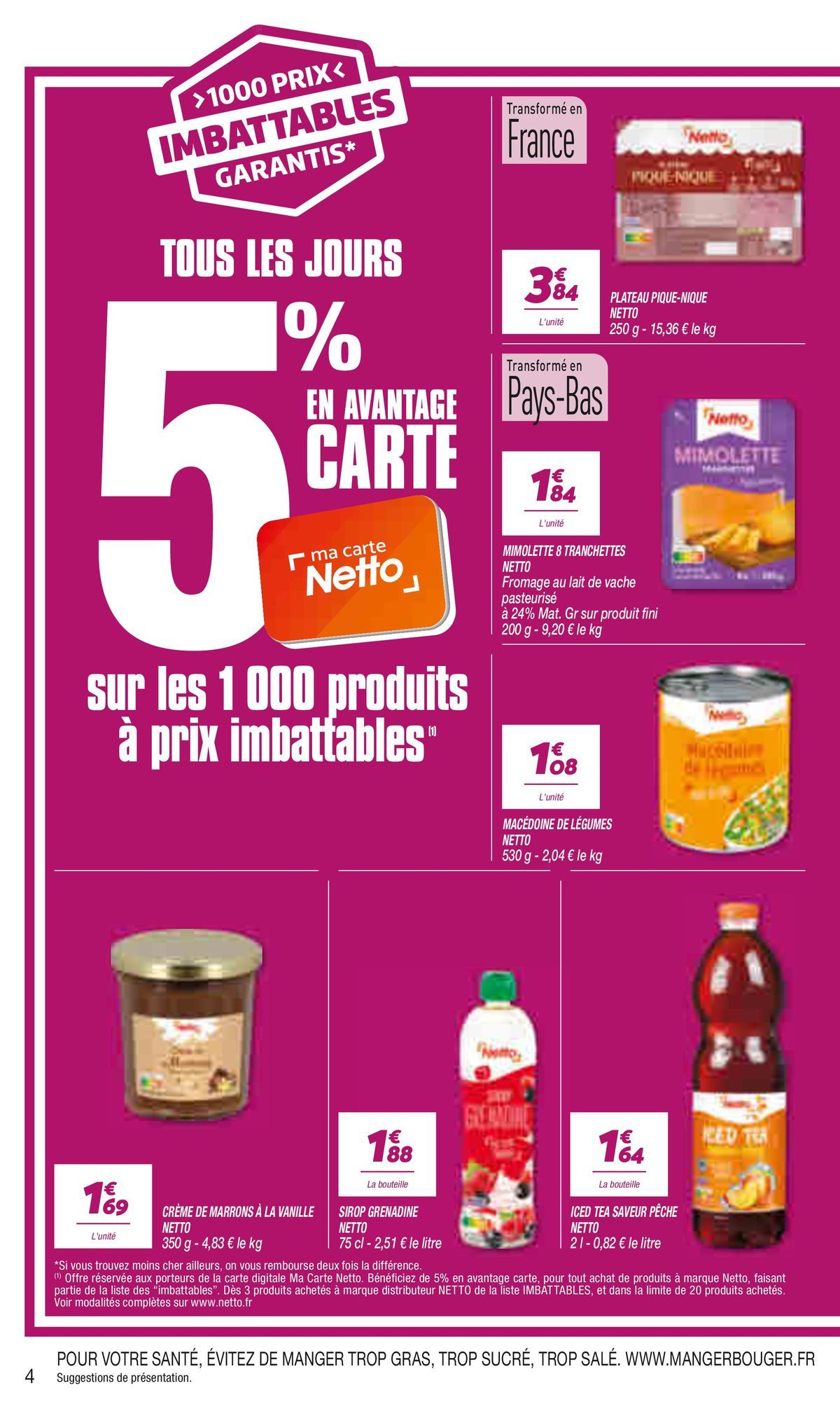 Catalogue Netto · du 13 juillet 2026 au 3 août 2026 — page 4