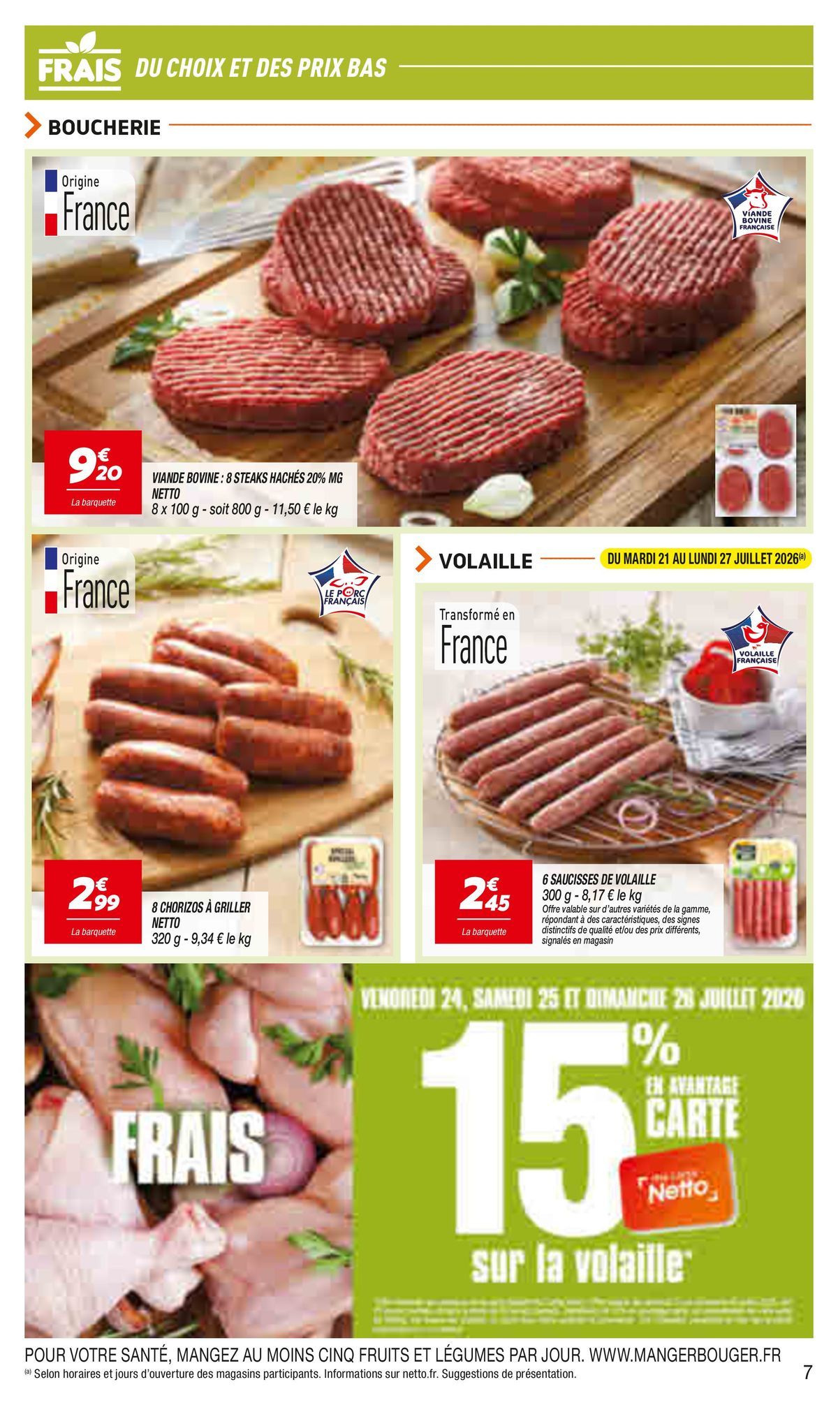 Catalogue Netto · du 13 juillet 2026 au 3 août 2026 — page 7