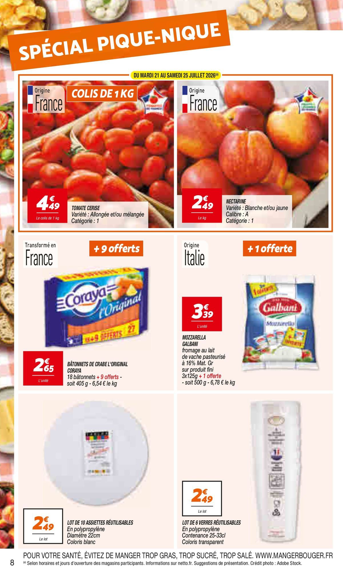 Catalogue Netto · du 13 juillet 2026 au 3 août 2026 — page 8
