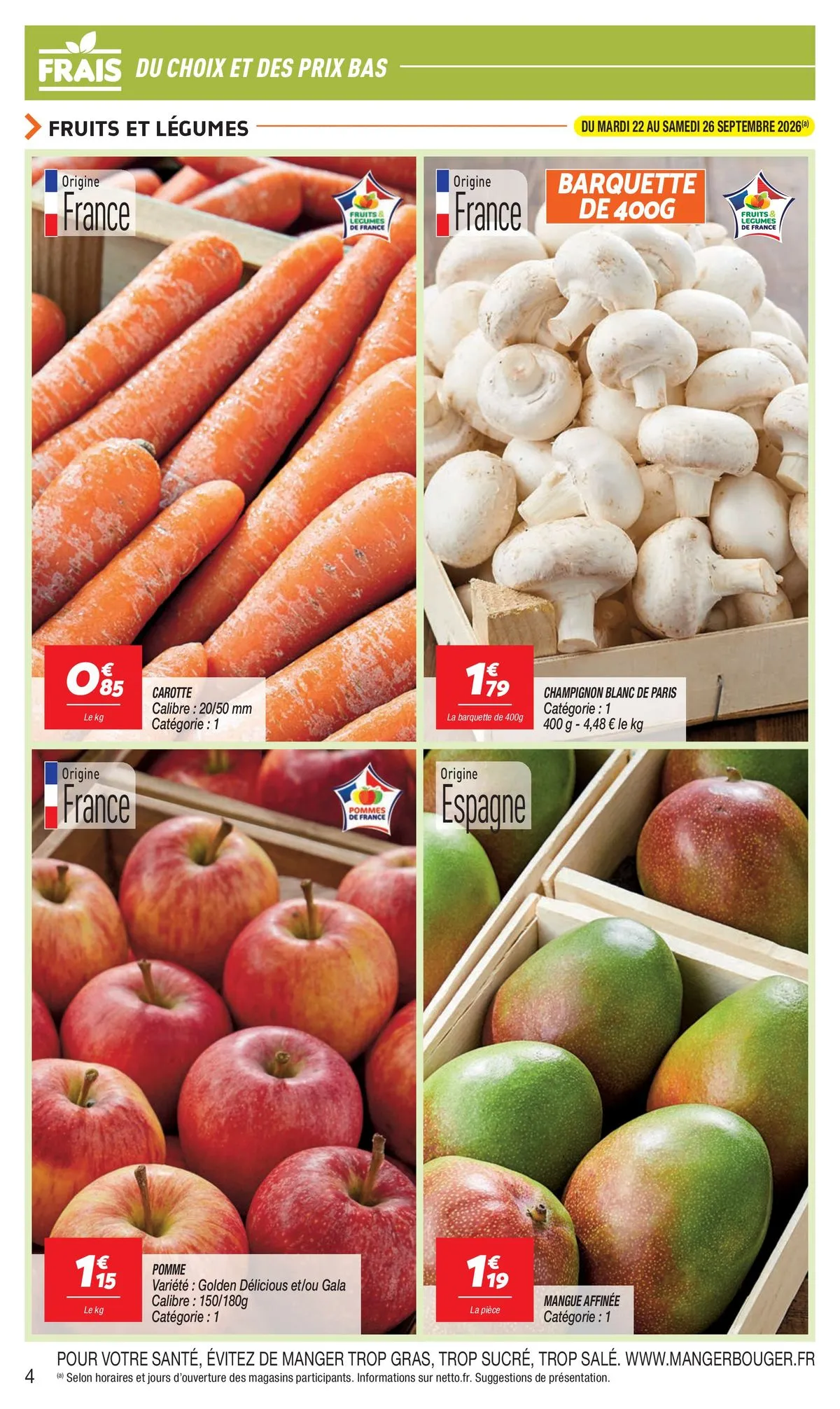 Catalogue Netto · du 15 septembre 2026 au 28 septembre 2026 — page 4