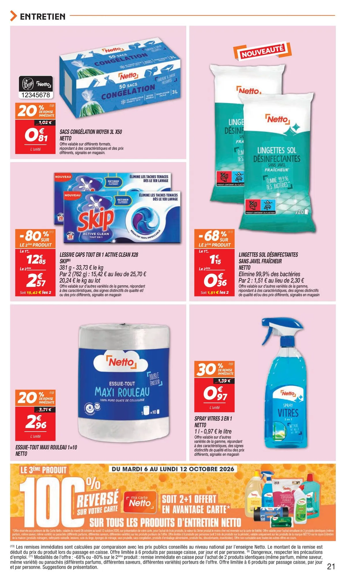 Catalogue Netto · du 29 septembre 2026 au 12 octobre 2026 — page 21