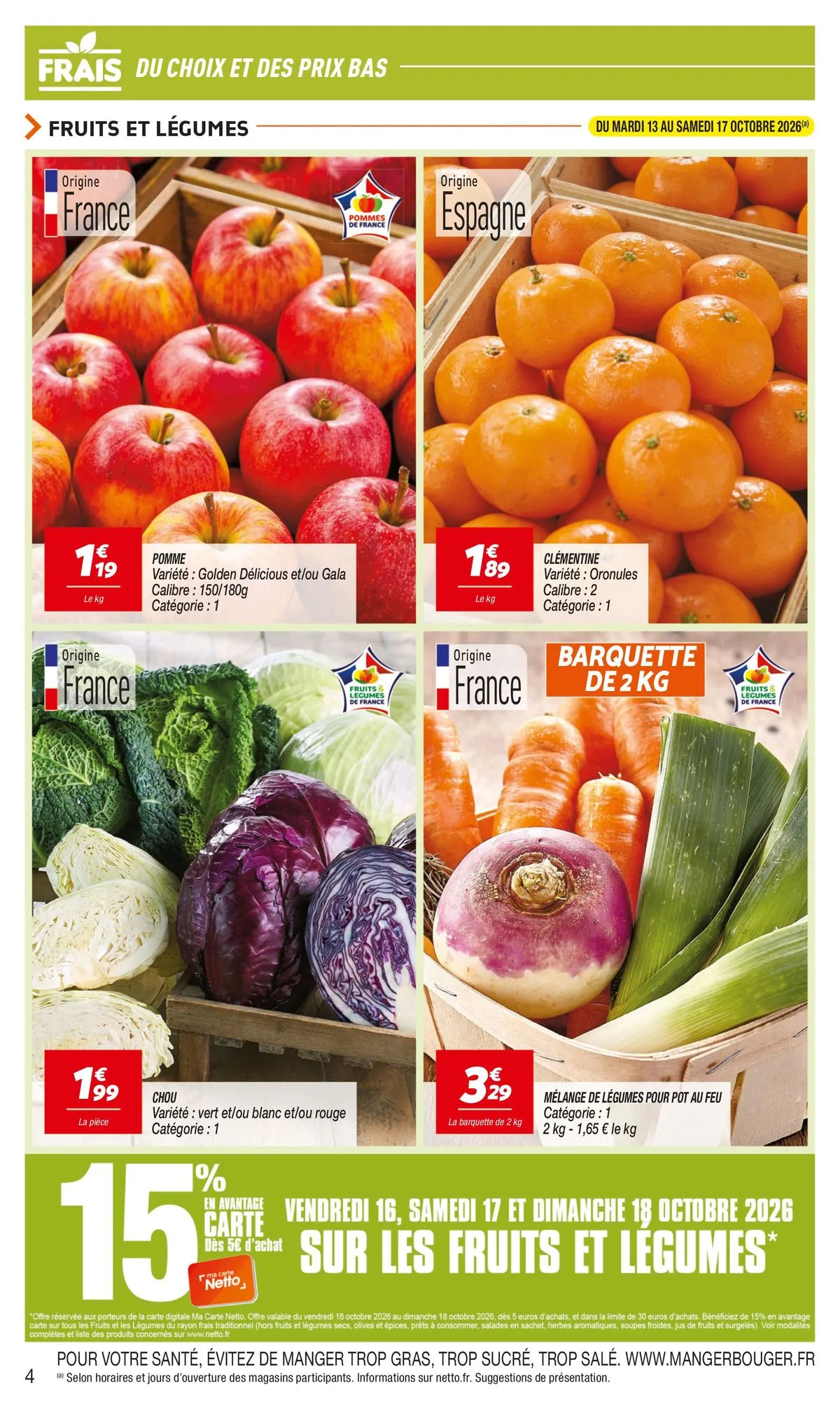 Catalogue Netto · du 6 octobre 2026 au 19 octobre 2026 — page 4
