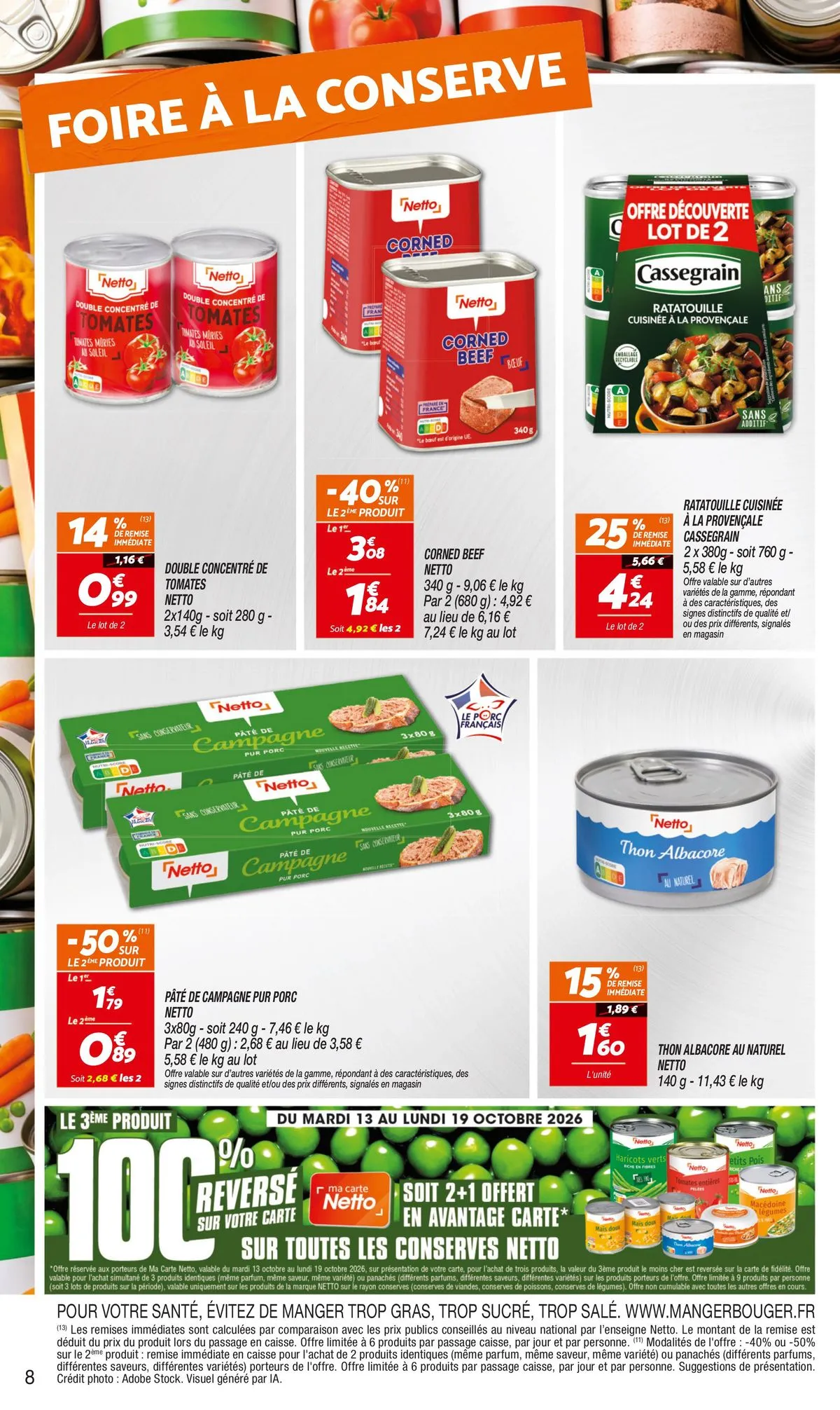 Catalogue Netto · du 6 octobre 2026 au 19 octobre 2026 — page 8